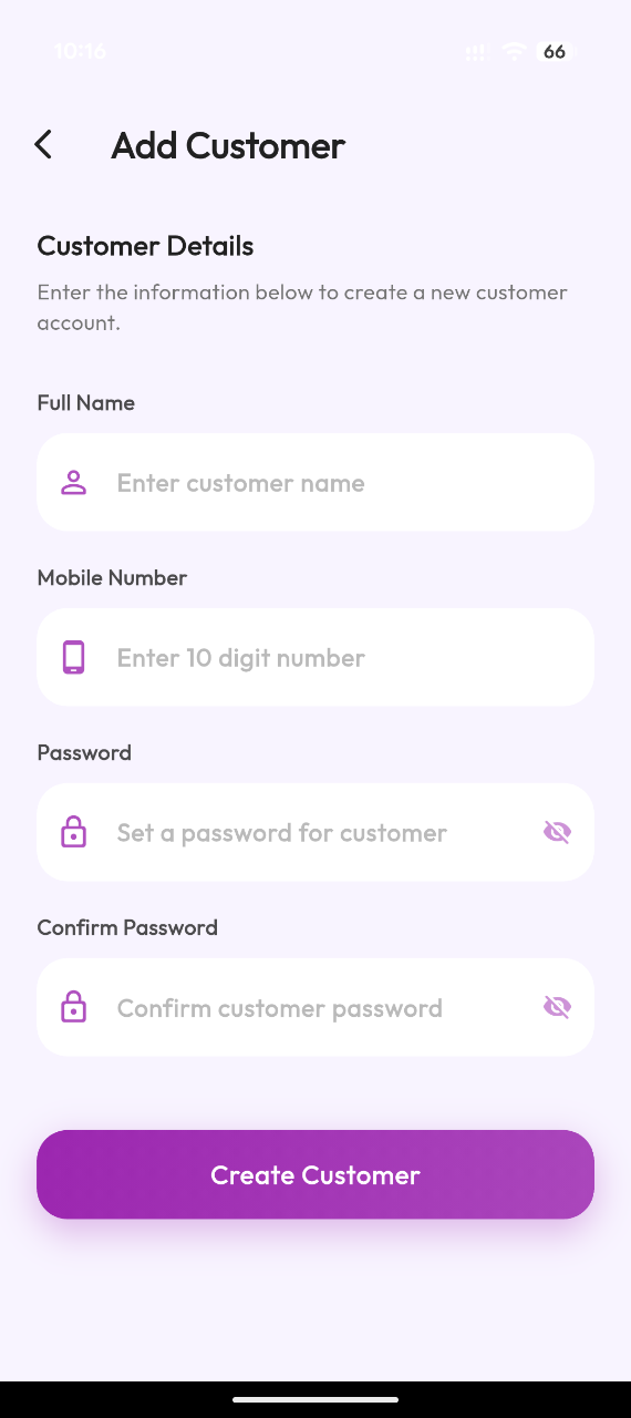 Vendor App Screen 3