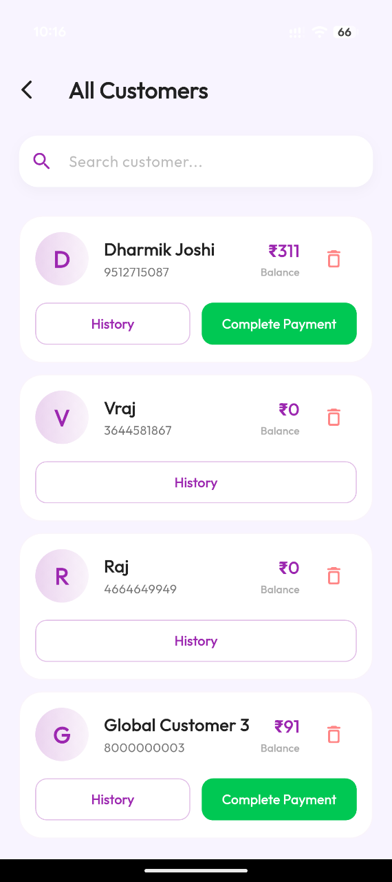 Vendor App Screen 4